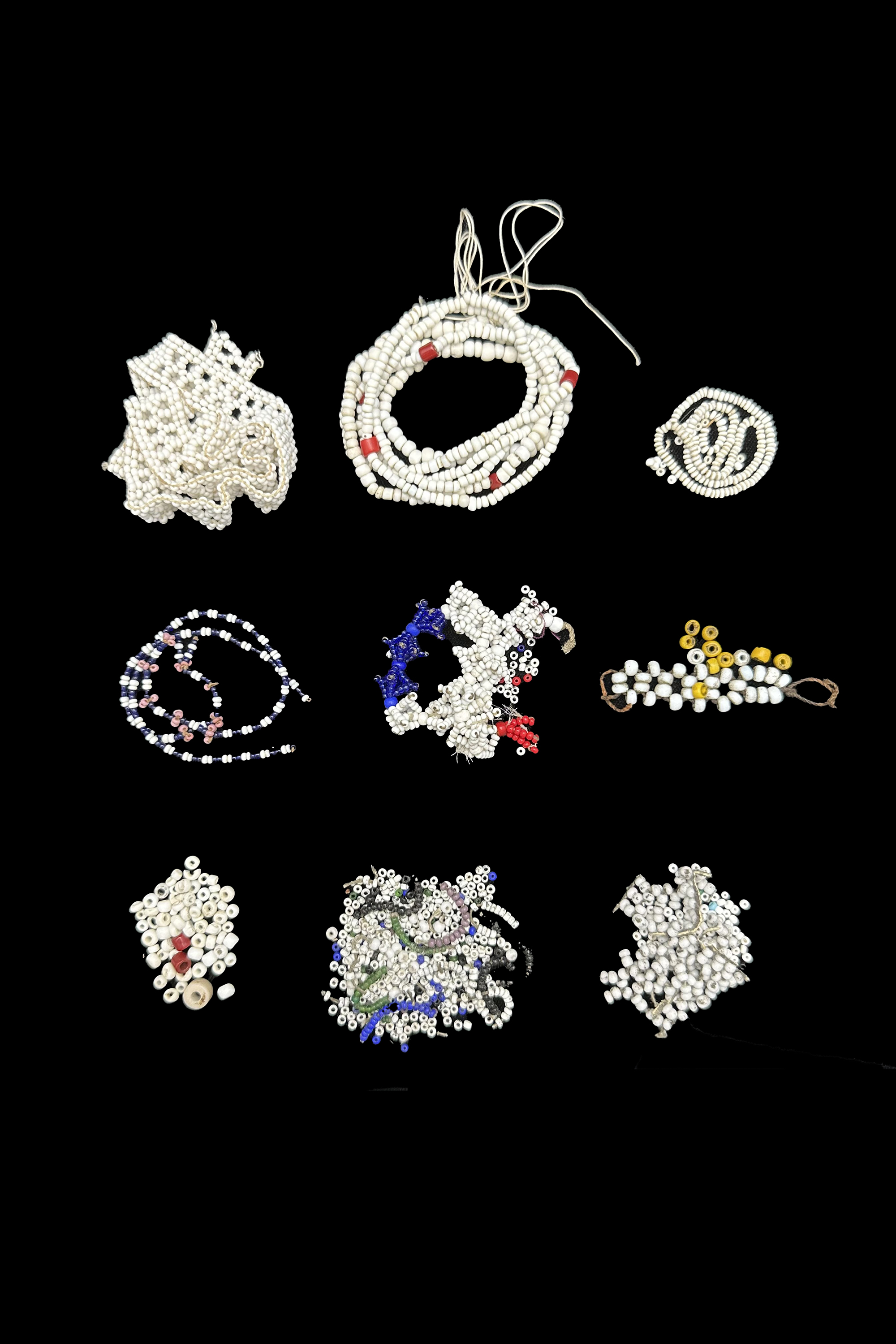 Mix of Old South African Beads - Zulu, Xhosa and Ndebele Peoples.