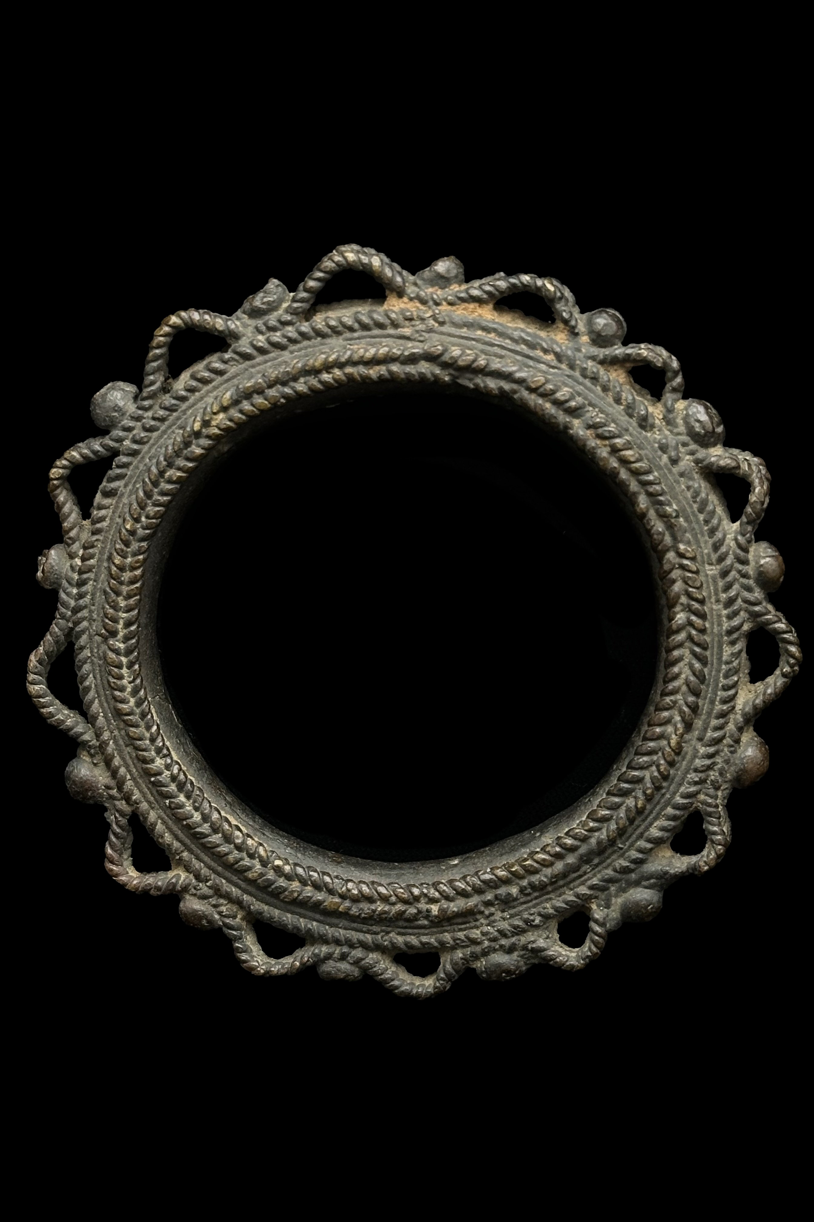 Vintage Bronze Bracelet - Liberia