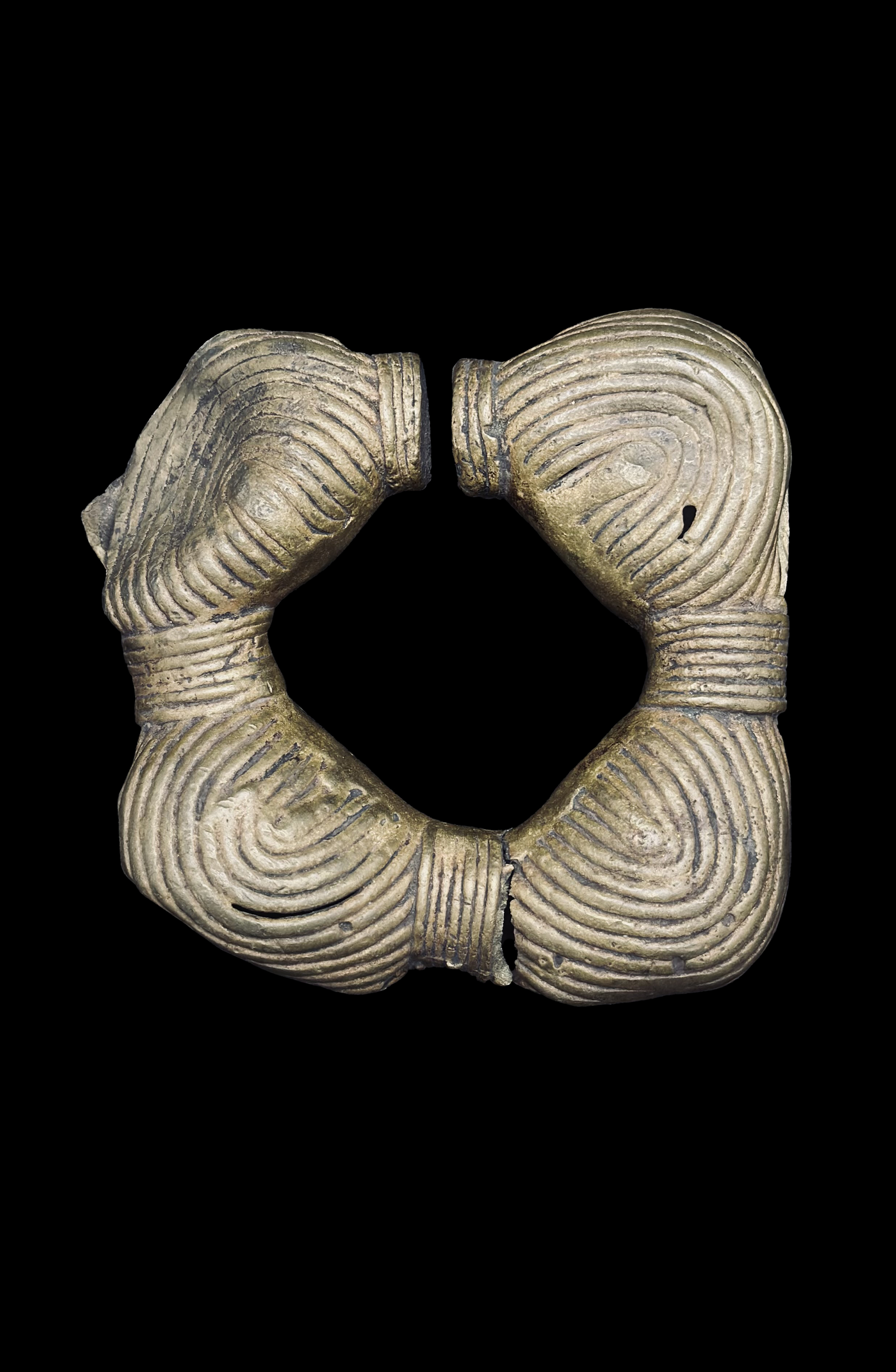 4 Corner Bell Currency Bracelet - West Africa