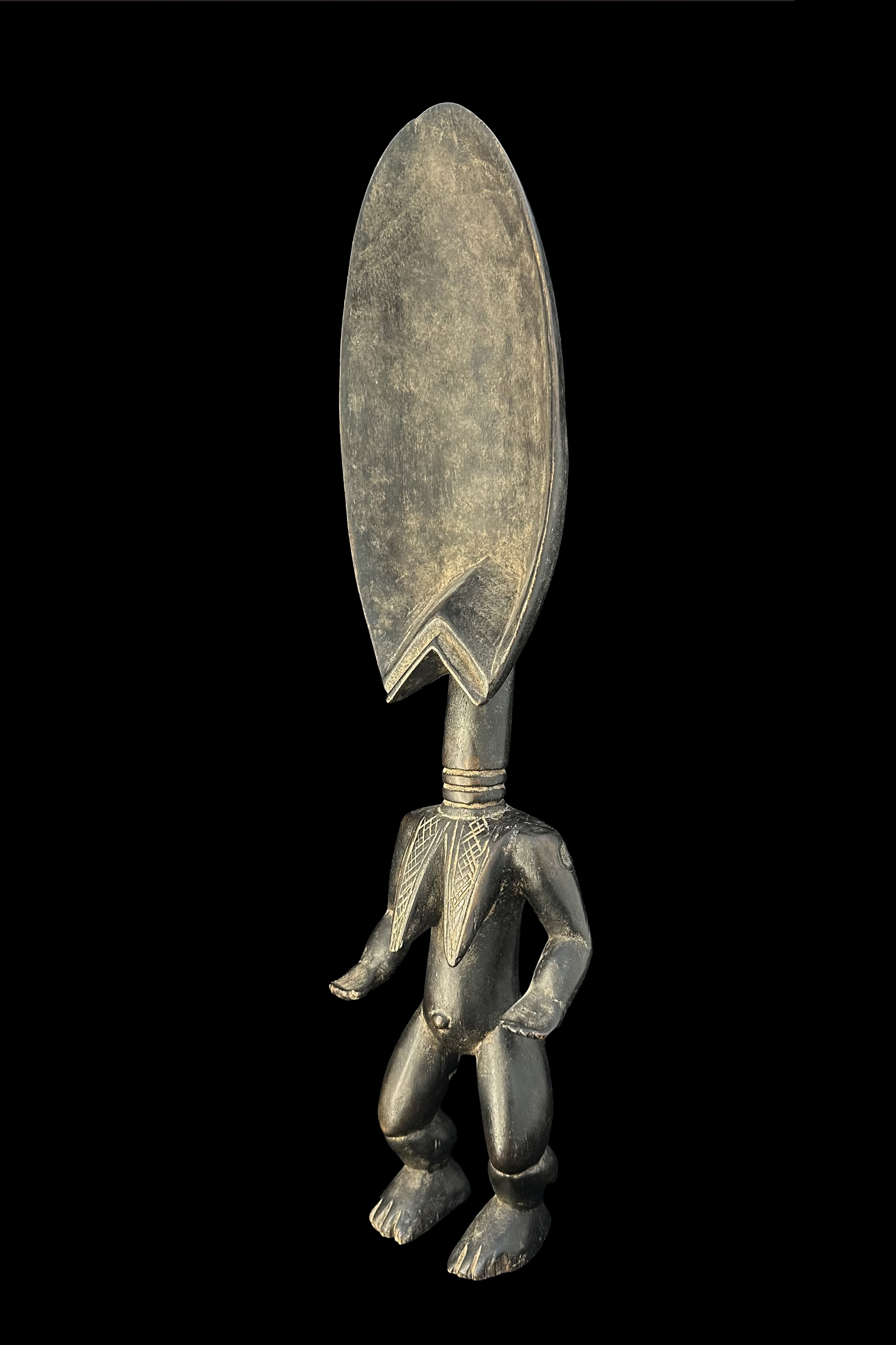 Figurative Wooden Spoon - Dan People, Liberia/Ivory Coast