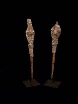 Edan Pair of Staffs - Yoruba, Nigeria (632) 1