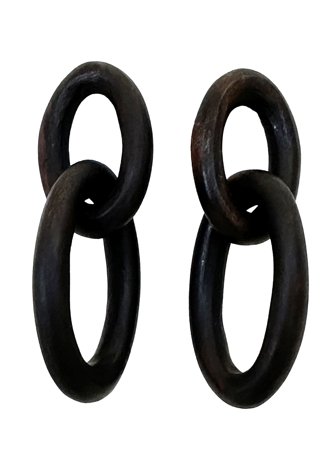 EarringsBeninEbonyRoundedLink30IMG_9942thNew