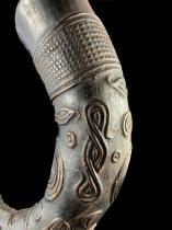 Palm Wine Drinking Horn - Kuba, D.R.Congo (PC68) - Sold 12