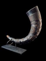 Palm Wine Drinking Horn - Kuba, D.R.Congo (PC68) - Sold 2