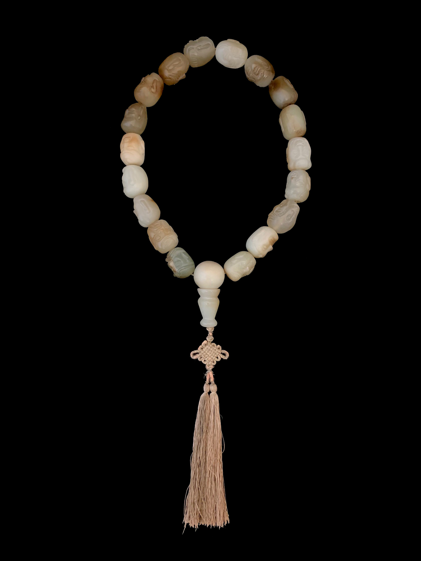 Jade Buddhist Prayer Beads (JL56) - Sold