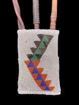 'Izinkhezo' Spoons and Beaded Pouch - Zulu, South Africa (JL43) 3