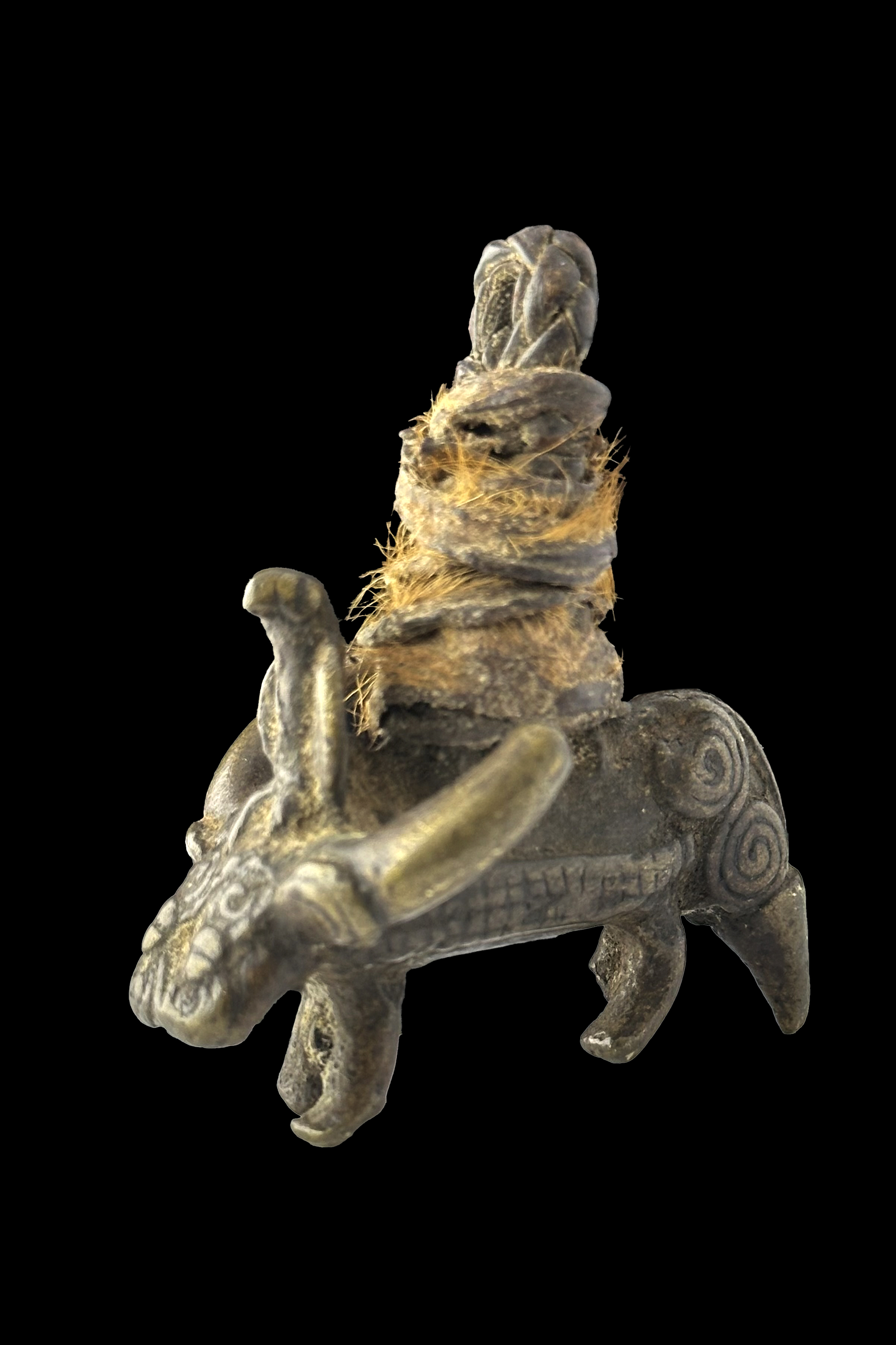 Bushcow/Buffalo Bronze Pendant - Tusyan People, Burkina Faso
