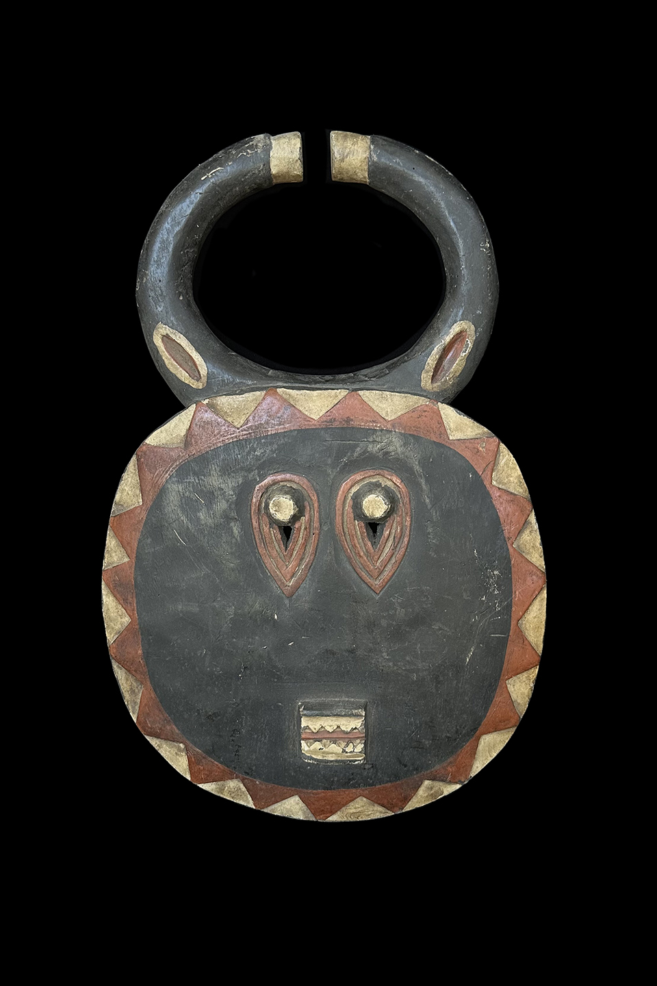 Repaired Goli Mask - Baule People, Ivory Coast