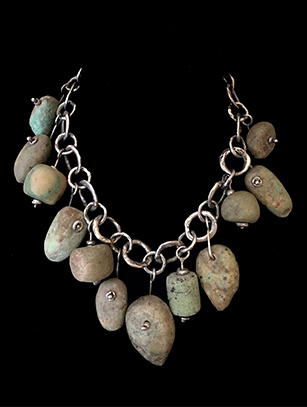 Pre-Columbian Greenstone Necklace (HM35)