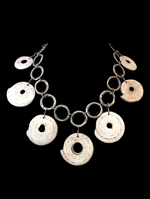 Old Currency Shell Necklace - (HM36) - Sold