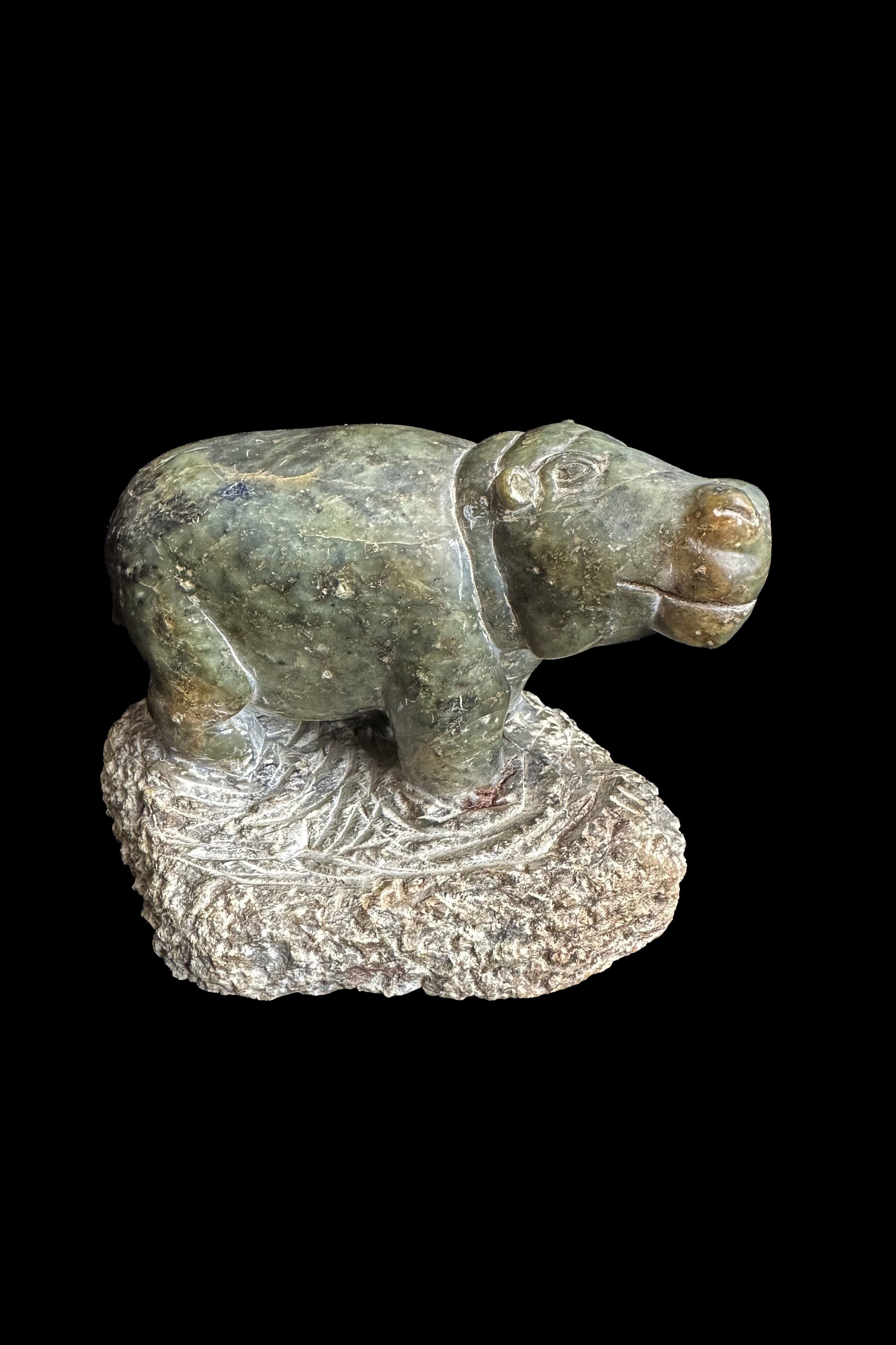 Stone Hippo - Zimbabwe