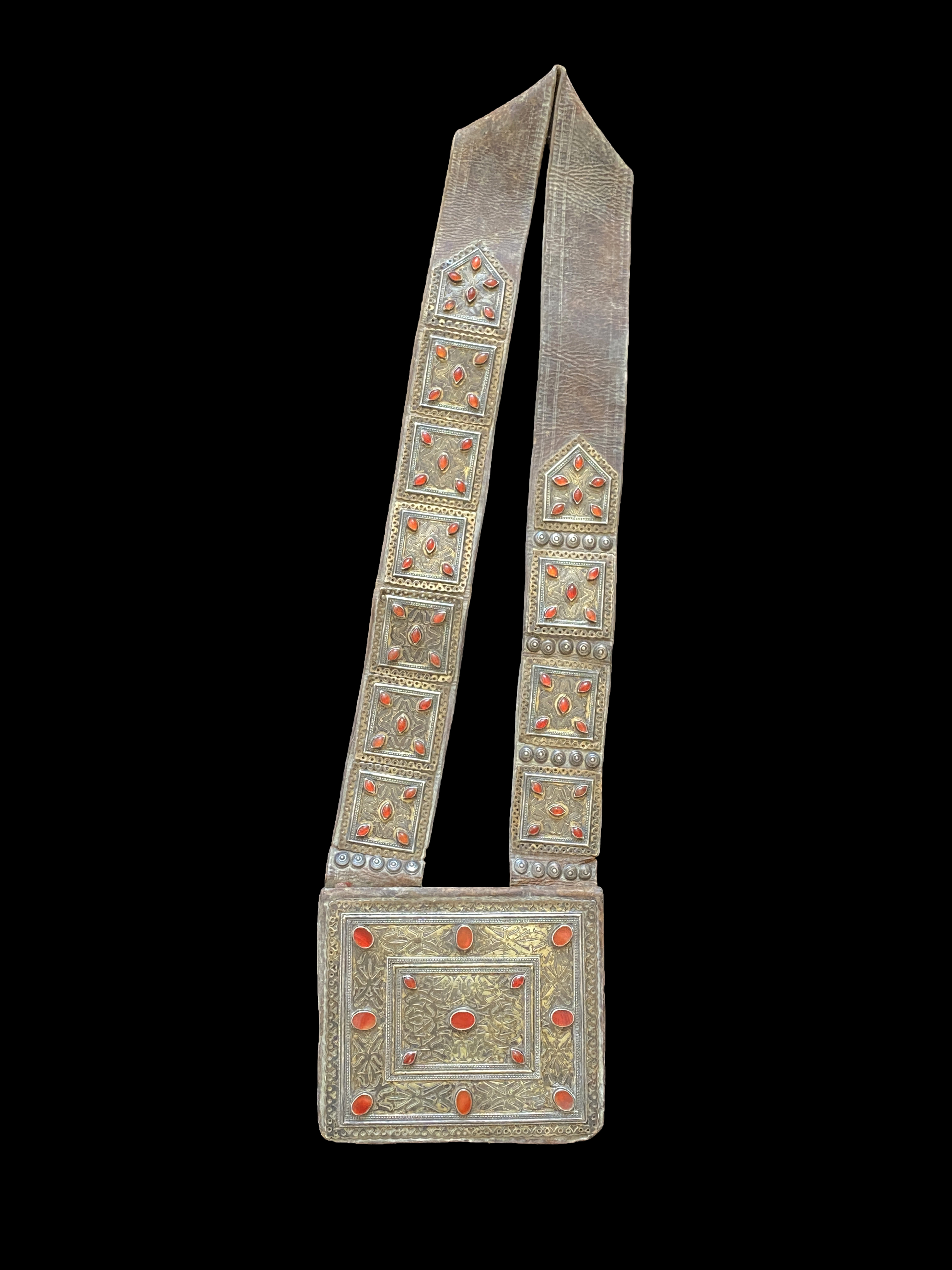 19th C. Amulet pouch - Tekke People - subgroup of Turkoman, Afghanistan - Central Asia