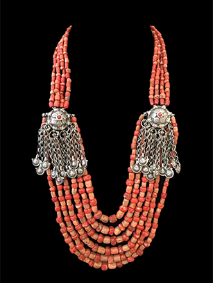 Rajasthani Multistrand Coral Necklace -SOLD-