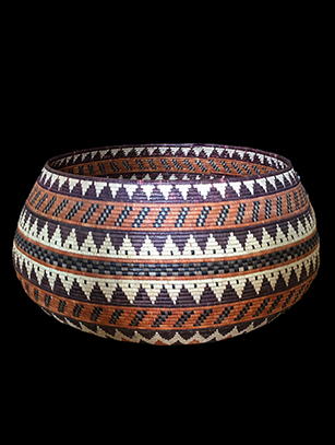 Large Open Bowl Zulu Basket ( ML7) - South Africa - Sold