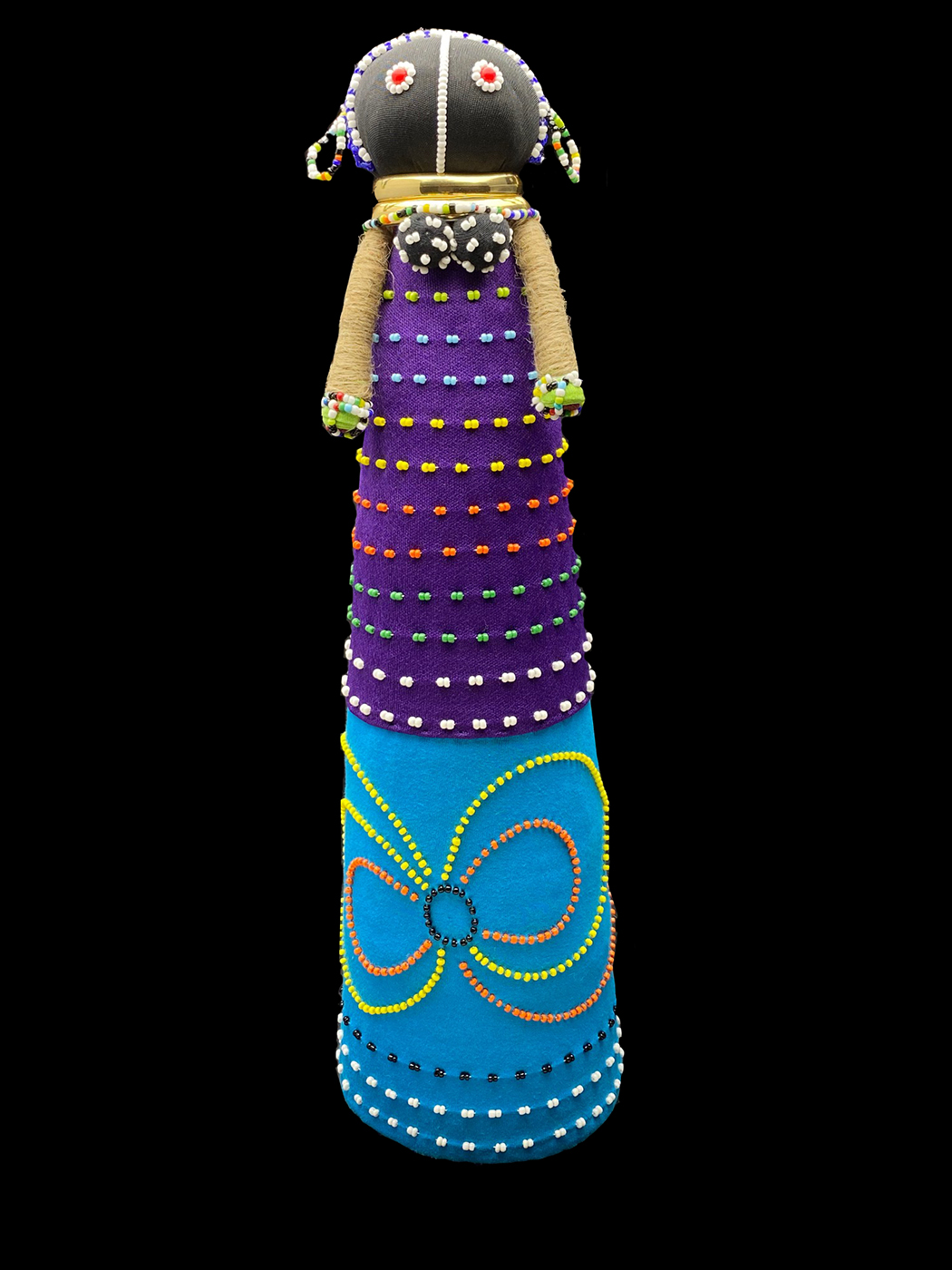 Tall Ceremonial Courtship Doll - Ndebele people, South Africa