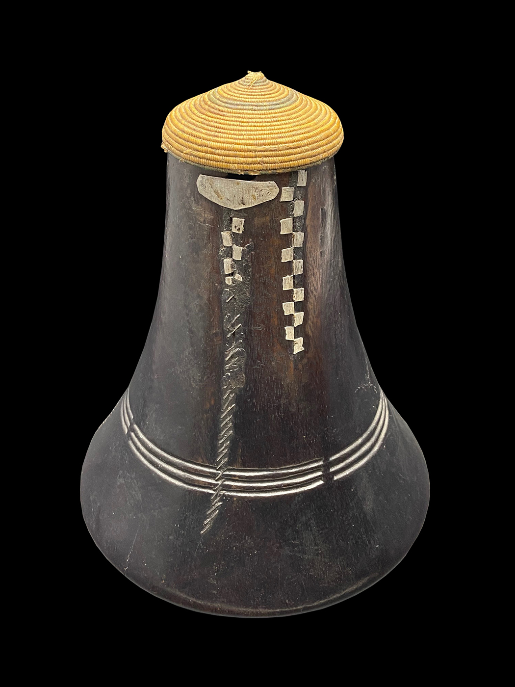 Milk Vessel w/ Native Metal Repairs - Ganda & Hima Peoples, Uganda (3)