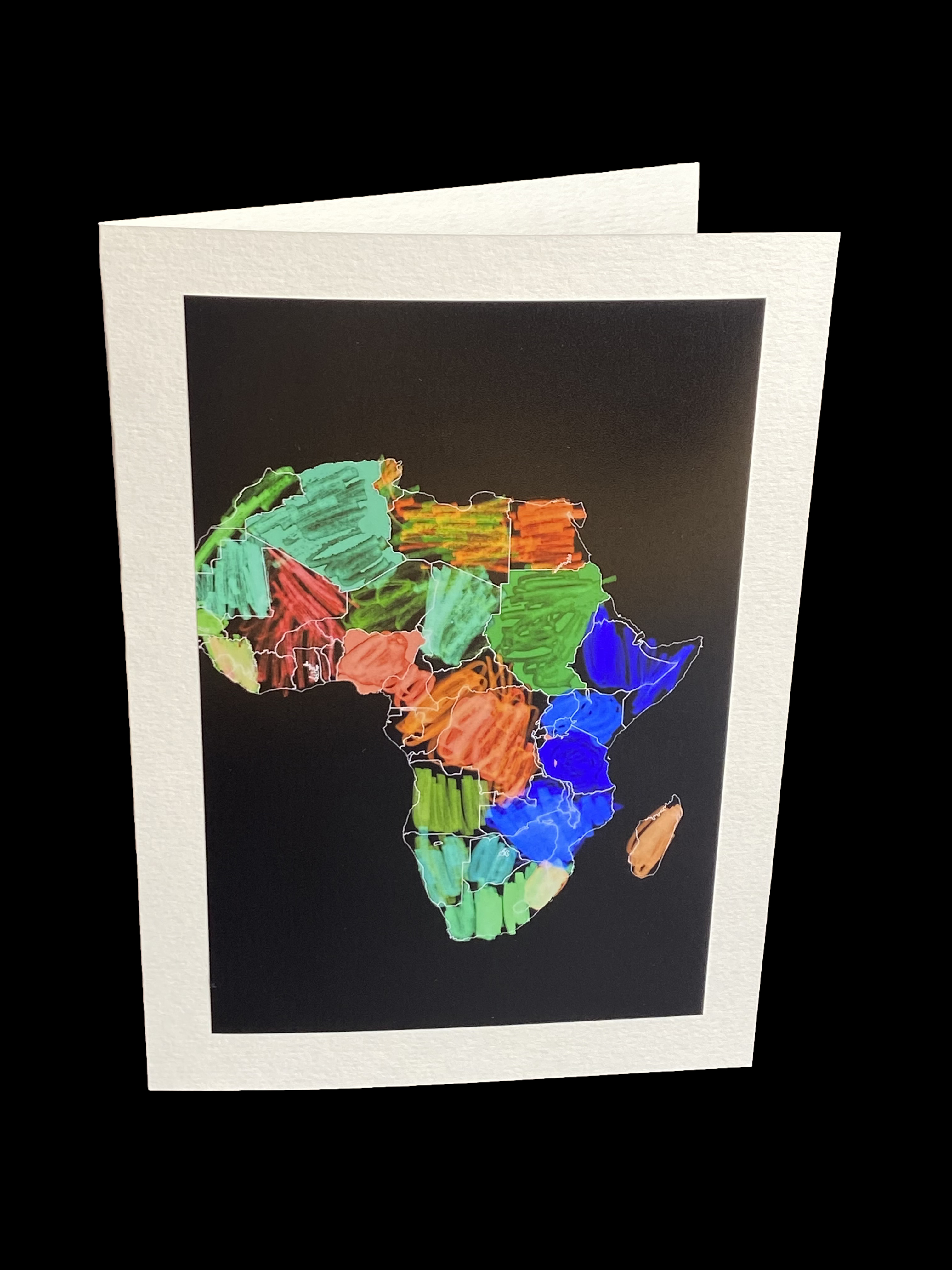 Map of Africa Card by Amy