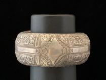 Hollow Silver Cuff Bracelet - Thailand - BR276 4