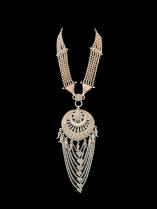 Magnificent old Tribal Silver Necklace , India - Sold 1