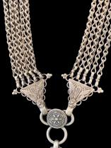 Magnificent old Tribal Silver Necklace , India - Sold 19
