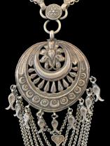 Magnificent old Tribal Silver Necklace , India - Sold 7