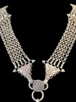 Magnificent old Tribal Silver Necklace , India - Sold 10