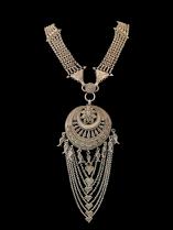 Magnificent old Tribal Silver Necklace , India - Sold