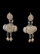 Hollow Lightweight Earrings from India - BR287