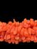 Vintage Mediterranean Coral and Silver bead necklace from Morocco BR265a 2
