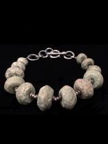 One-of-a-kind Necklace with ancient Pre-Columbian Amazonite beads(HM207)  2