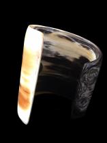 Asymmetrical horn cuff bracelet 2