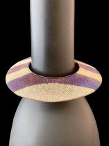 Woven Futuristic Bracelet w/ Purple Stripes  (174SNK) 3
