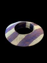 Woven Futuristic Bracelet w/ Purple Stripes  (174SNK)