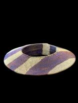 Woven Futuristic Bracelet w/ Purple Stripes  (174SNK) 1
