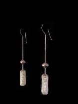 Woven Modern Stainless Steel Earrings (201ST) 1