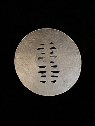 Contemporary South African Round Sterling Ring