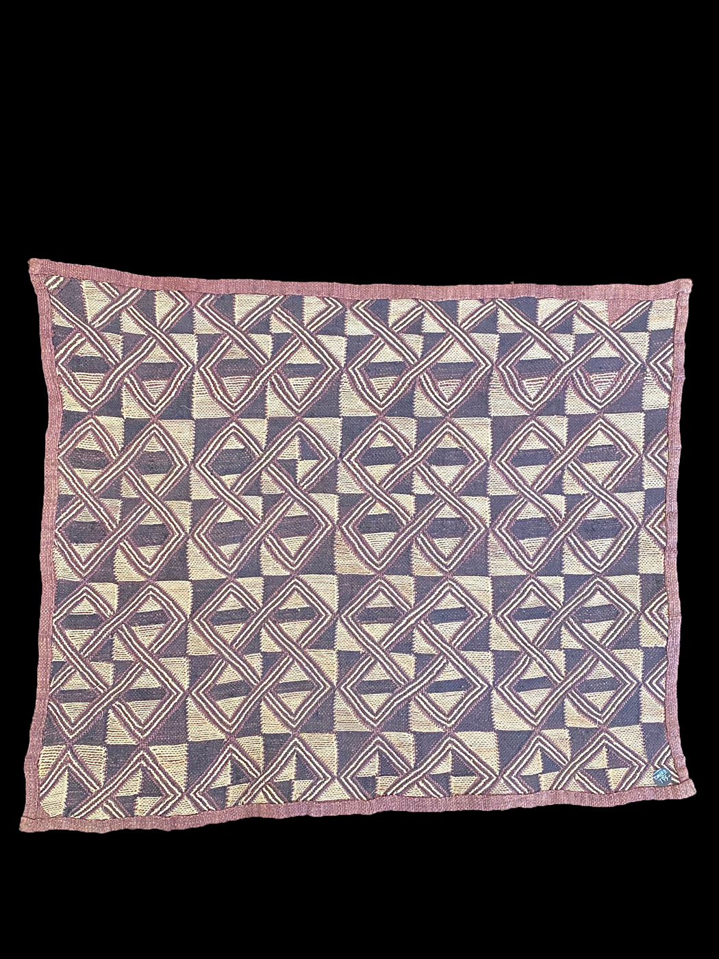 Embroidered Kuba Cloth (#40) - D.R. Congo