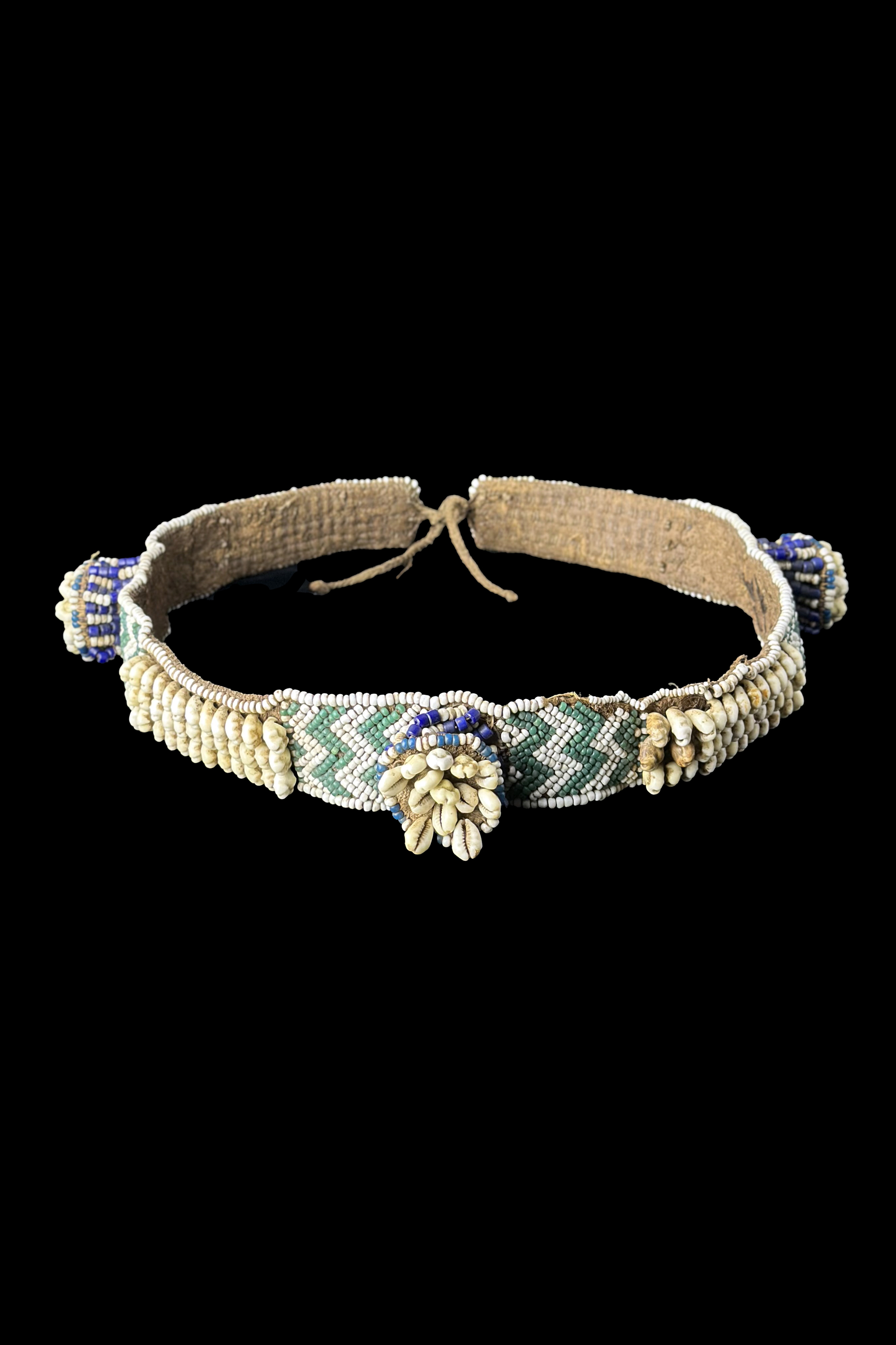 Cowrie Shell and Beaded  Belt -Kuba People, D.R. Congo