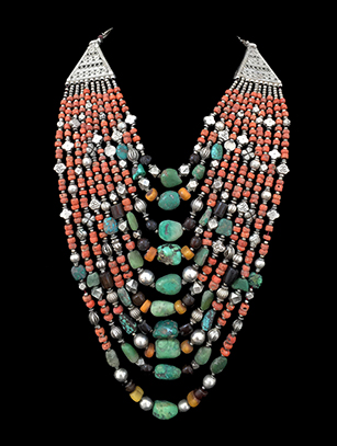 Multi-Strand Ladakh Necklace (#1) - India - Sold