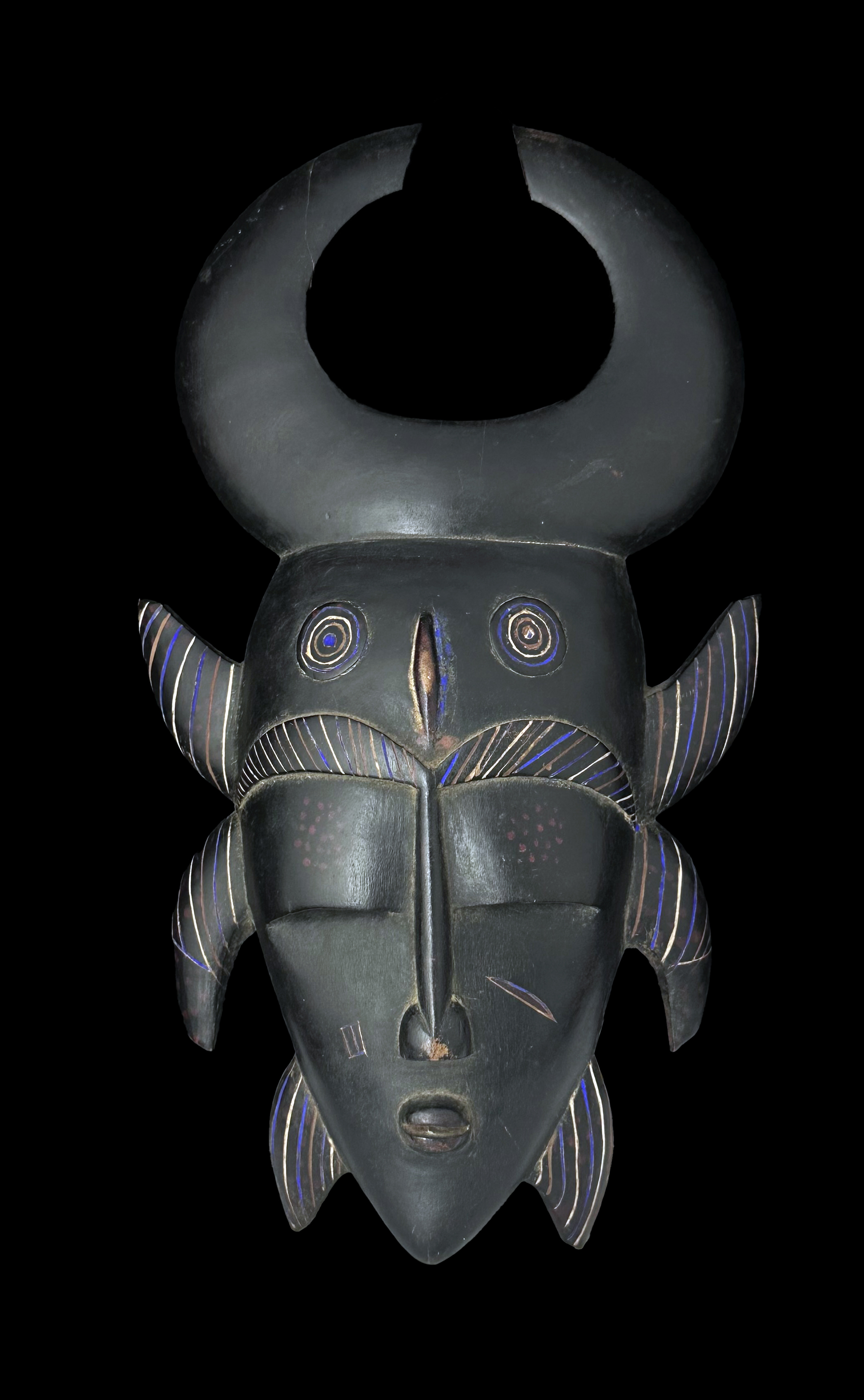Wooden Mask from the Bondoukou Region  - Ligbi People, Ivory Coast- Sold 