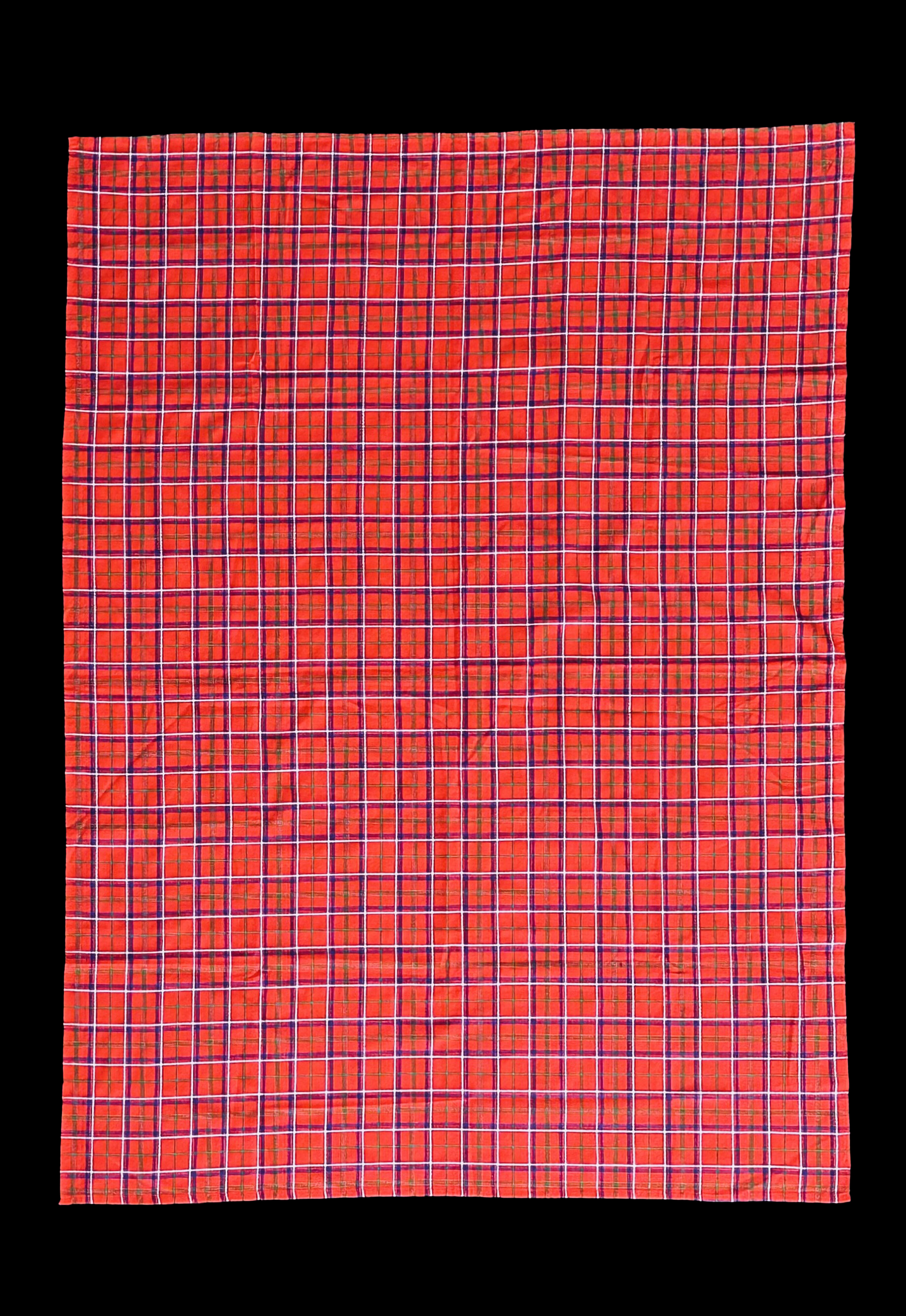Shuka Plaid Blanket - Maasai People, Kenya