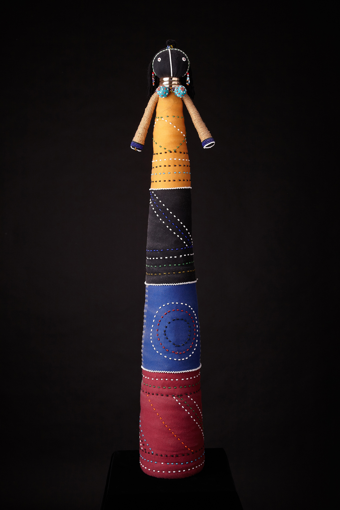 Towering Ceremonial Courtship Doll - Ndebele people, South Africa