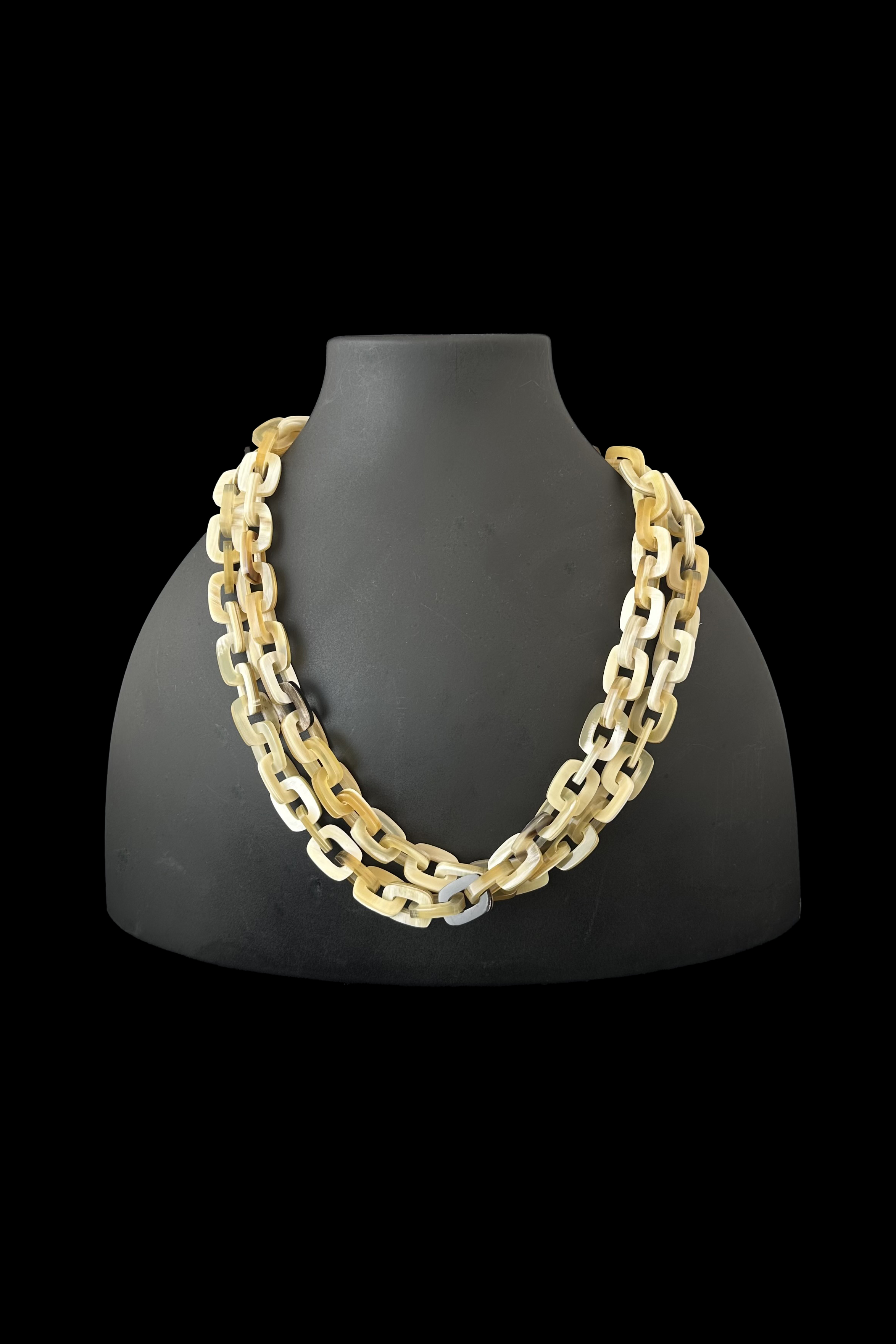 Water Buffalo Horn Chain Necklace