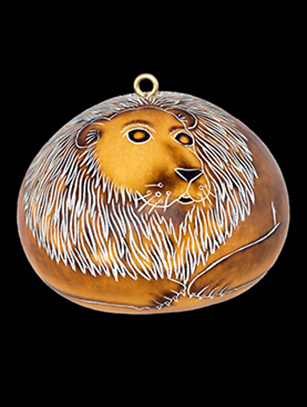 Lion Gourd Ornament 