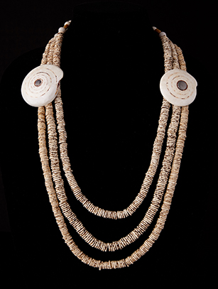 Bushman Ostrich Egg Shells Necklace (0178)