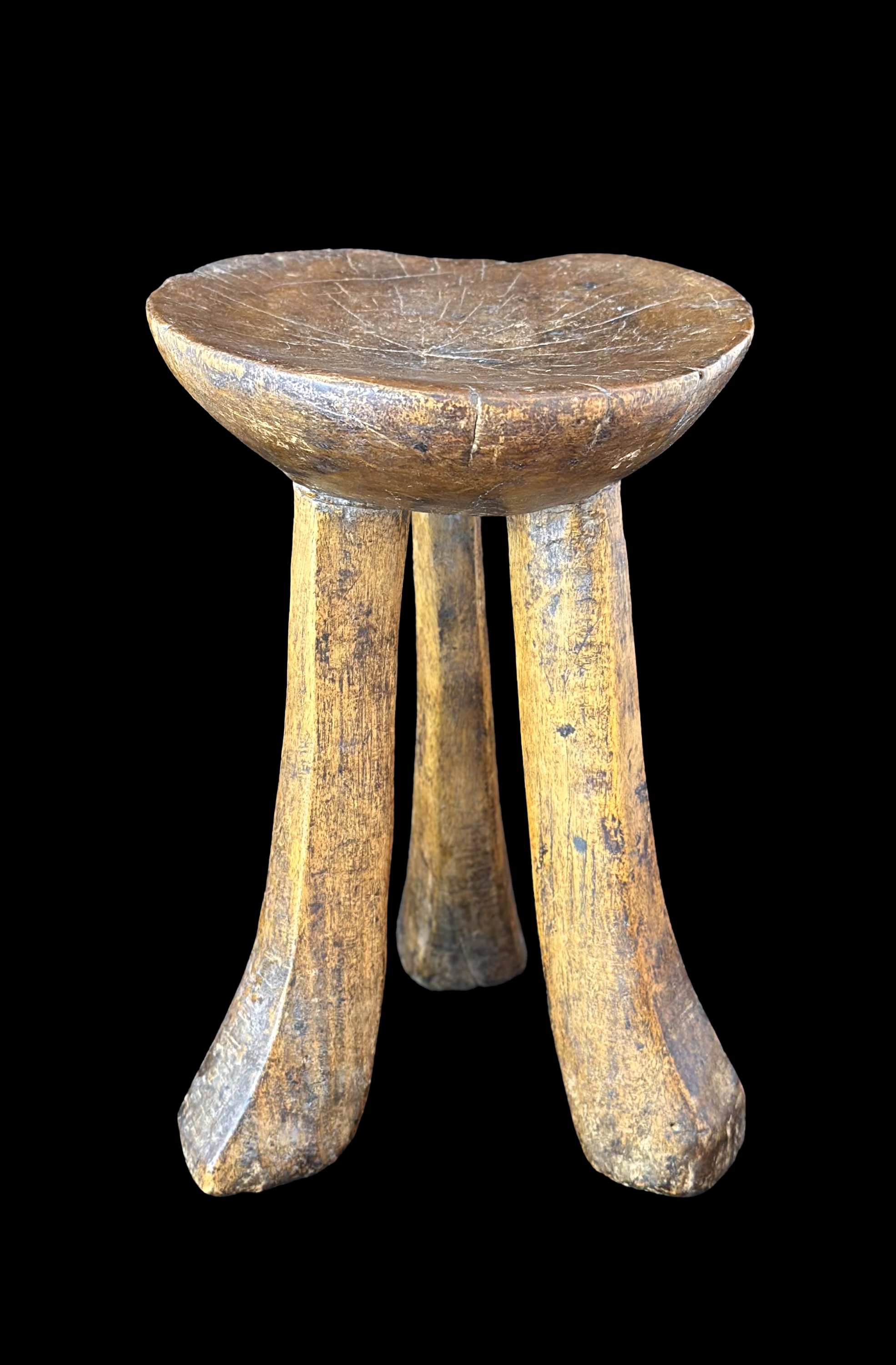 3 Legged Wooden Stool - Pokot People - northern Kenya