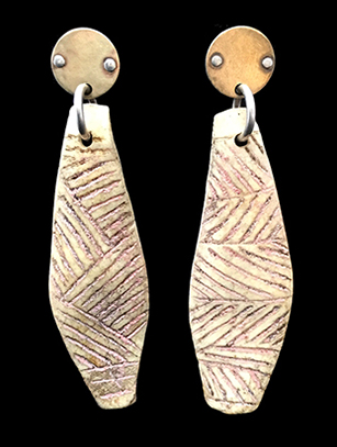 Posted Bone & Copper Earrings (3)