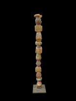 Figurative Wooden Processional Staff, Yoruba People - Nigeria 9