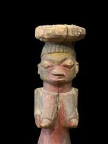 Figurative Wooden Processional Staff, Yoruba People - Nigeria 1