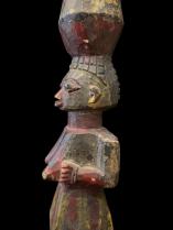Figurative Wooden Processional Staff, Yoruba People - Nigeria 6